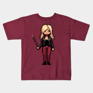 Buffy the vampire slayer 8bits retro style Kids T-Shirt